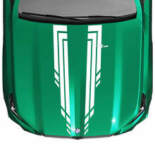 L M Stripes Racing Checkered Hood Decal for BMW 5 Series G60 M5 G90 2