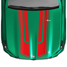 Stripes Racing Modern Look Hood Decal for BMW 5 Series G60 M5 G90 6