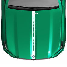 Racing M5 Logo Central Stripe Hood Decal for BMW 5 Series G60 M5 G90 2