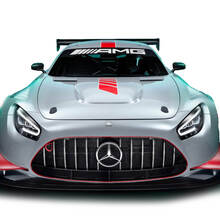 Racing Stripes Side Hood Roof Windshield Vinyl Decal Sticker for Mercedes-Benz AMG GT_2