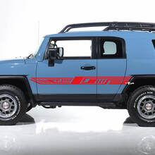 Toyota FJ Cruiser Side Door Stripes Decals Stickers Graphics - Custom Vinyl Kit 3