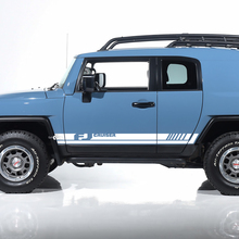 Toyota FJ Cruiser Side Door Stripes Decals Stickers Graphics - Custom Vinyl Kit 2 2