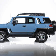 Vintage Retro Stripes Side Decals Stickers Graphics - fit to Toyota FJ Cruiser 2