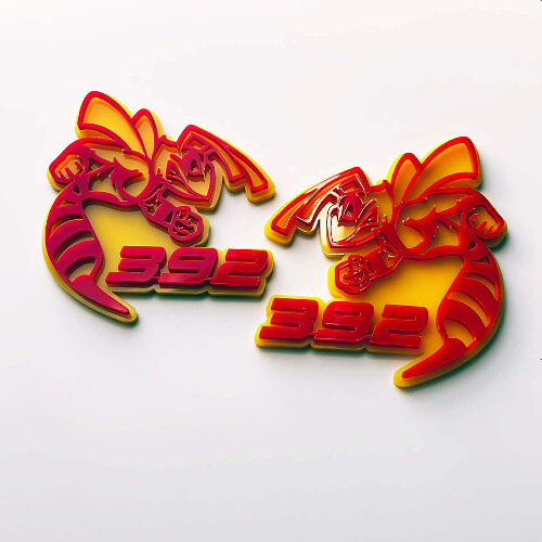 392 Hornet Bee 3D Badge Fender Badges Emblem 2