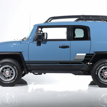 Vintage Retro Stripes Side Decals Stickers Graphics - fit to Toyota FJ Cruiser 2 3