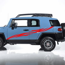 Toyota FJ Cruiser Tribal Side Door Stripes Decals Stickers Graphics - Custom Vinyl Kit 2