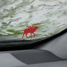 Moose Deer Windshield Easter Egg Corner Decal - Custom Vinyl Graphic 2
