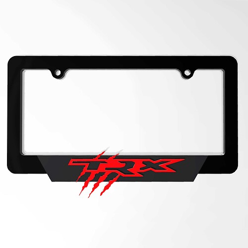 TRX Vehicle License Plate Covers Frames Vehicle Decor fit to Dodge Ram TRX