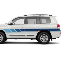 Old school Retro Vintage Lexus GX or Toyota Land Cruiser graphics doors Stripe vinyl decals stickers kit 2