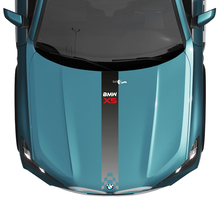 BMW X5 G05 Hood Central Gradient Stripe Decal Vinyl Sticker 2 2