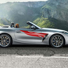 Flame Side Door Tribal Stripes Vinyl Decal Sticker For BMW Z4 2