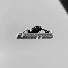 Mountains Decal Sticker Over Toyota 4Runner Limited Badge 2