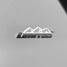 Mountains Decal Sticker Over Toyota 4Runner Limited Badge 5