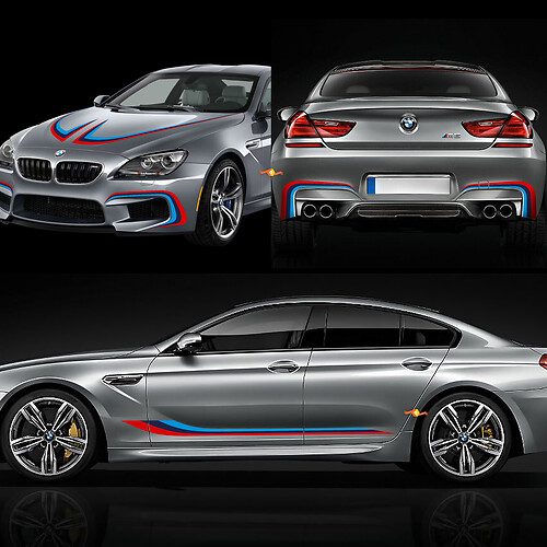 BMW M6 Competition Edition Kit Decals Stickers