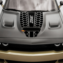 Hood Dodge 392 Honeycomb Challenger or Charger Hemi Vinyl Racing Decal Sticker 2