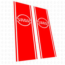 Bed Side Nissan Titan Stripes Vinyl Stickers Decals Graphics 3