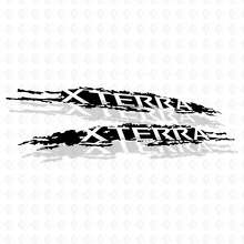 Distressed Xterra Lettering Side Vinyl Decals Kit For Nissan Xterra_3