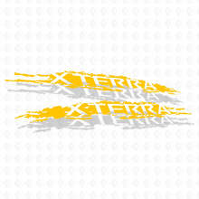 Distressed Xterra Lettering Side Vinyl Decals Kit For Nissan Xterra_4