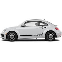 Volkswagen Beetle Side Doors Rocker Panel Vinyl Stripes Decals Stickers 10 2