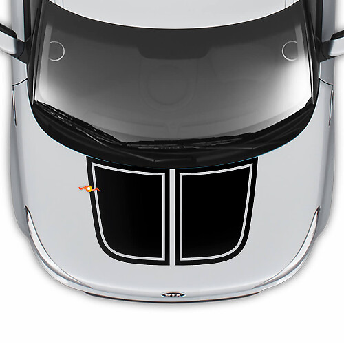 Hood Decal Wrap Vinyl Decals Graphics Stickers for Kia Soul