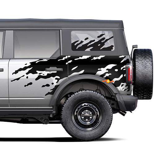 Mud Splash Side Decals Stickers for Ford Bronco