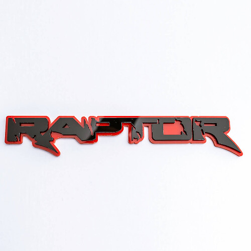 Raptor 3D Badge Fender Tailgate Badges Emblem for Raptor trucks