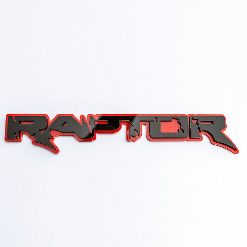 Raptor 3D Badge Fender Tailgate Badges Emblem for Raptor trucks
