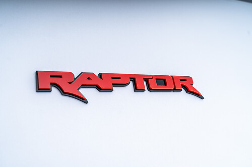 Raptor 3D Badge Fender Tailgate Badges Emblem