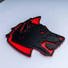 Wolf 3D Badge Fender Tailgate Badges Emblem 3