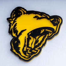 Bear Grizzly 3D Badge Fender Tailgate Badges Emblem 4
