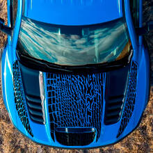 Dodge Ram TRX Dinosaur Skin Hood and Side Truck bed Vinyl Decal Graphic Kit 2