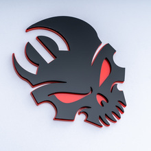 Skull Mopar 3D Badge Fender Tailgate Badges Emblem 2