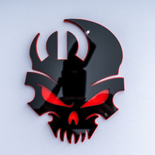 Skull Mopar 3D Badge Fender Tailgate Badges Emblem 4