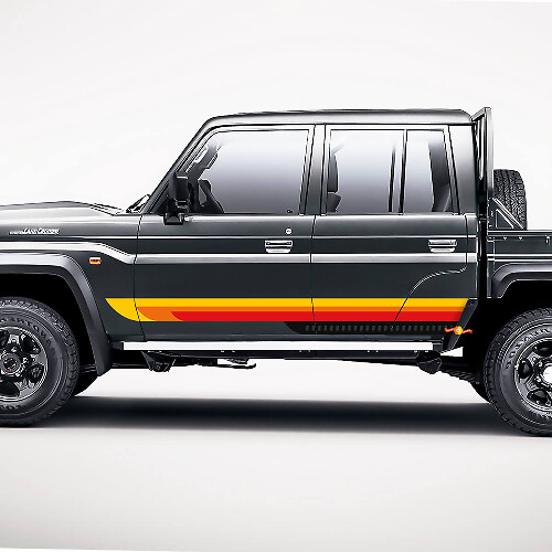 Universal Toyota Retro Side Classic Stripes Decal Kit decal Stickers 3
