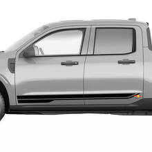 Blade-style Twin Side Stripes Vinyl Decals for Musclecar Maverick_2