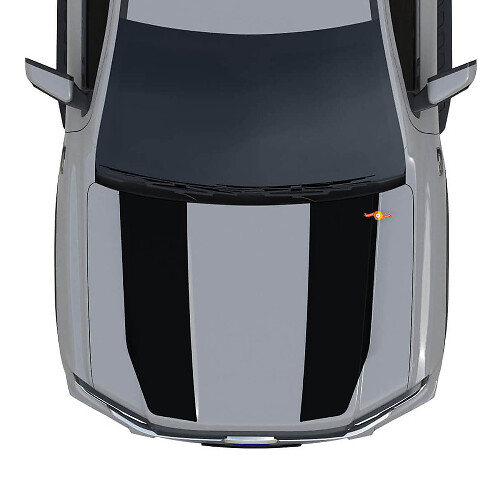 Dual Hood Stripes Vinyl Decal Kit for Musclecar Ranger