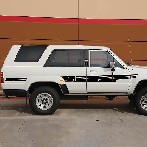 Classic Toyota 4Runner SR5 wagon Side Stripes Vinyl Decals Stickers