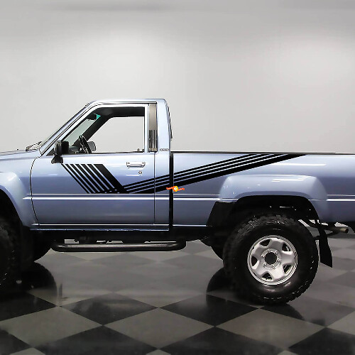Classic Toyota Truck SR5 Side Stripes Vinyl Decals Stickers 2