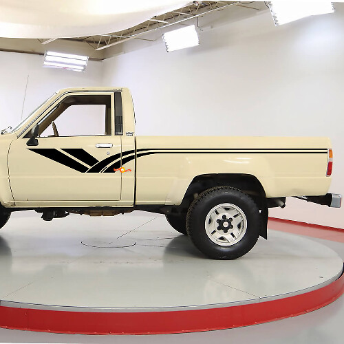 Classic Toyota Truck Hilux Side Stripes Vinyl Decals Stickers