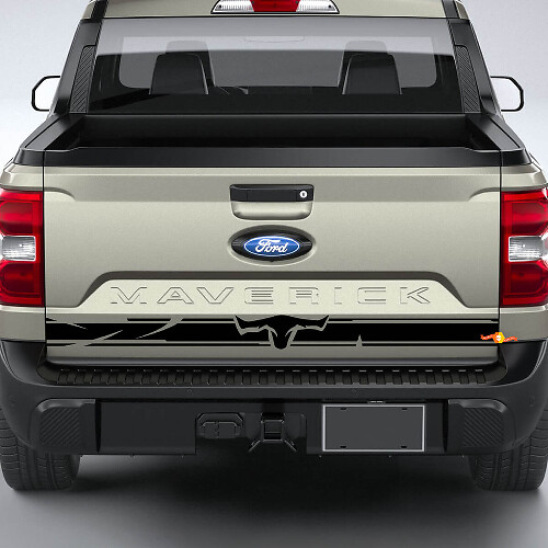 Ford Maverick Tailgate Stripe Graphics Decals Stickers