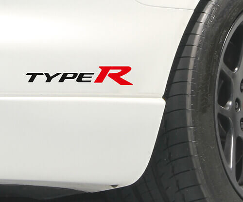 Type R Style Vinyl Decals for Honda Civic  Accord Integra