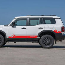 Mountains Side Rocker Panel Decals Vinyl Graphic Decals For Toyota Land Cruiser  3