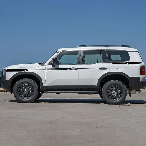 Toyota Land Cruiser Side Doors Accent Stripes Decals Vinyl Stickers Graphic