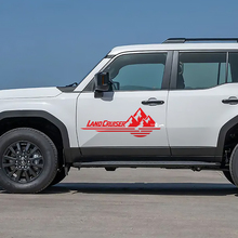 Toyota Land Cruiser Nature Scene Mountains Doors Decals Vinyl Stickers Graphic 2