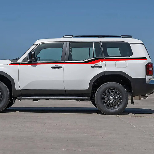 Side Doors Accent Stripes Decals Vinyl Stickers Graphic For Toyota Land Cruiser 