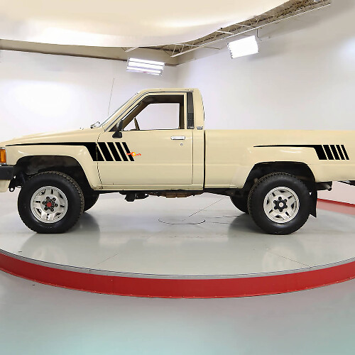 Classic Toyota Truck Hilux SR5 Side Stripes Vinyl Decals Stickers