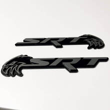 SRT Trackhawk Style 3D Fender Badge Emblem_2