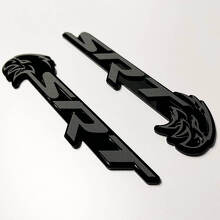SRT Trackhawk Style 3D Fender Badge Emblem_4