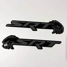 SRT Trackhawk Style 3D Fender Badge Emblem_5