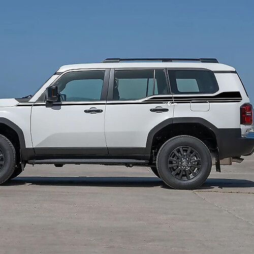 Toyota Land Cruiser Side Up Doors Stripes Decals Vinyl Stickers Graphic 1
